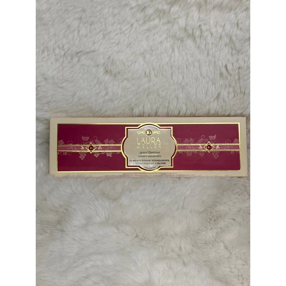 NIB Laura Geller Toasty Treasures Palette 12 Eyeshadows 1 Highlighter 1 Blush